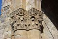 Particolare capitelli portico Abbazia di San Basilide - Badia Cavana