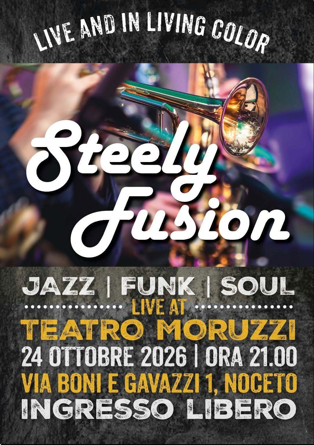 Steely Fusion in concerto a Noceto