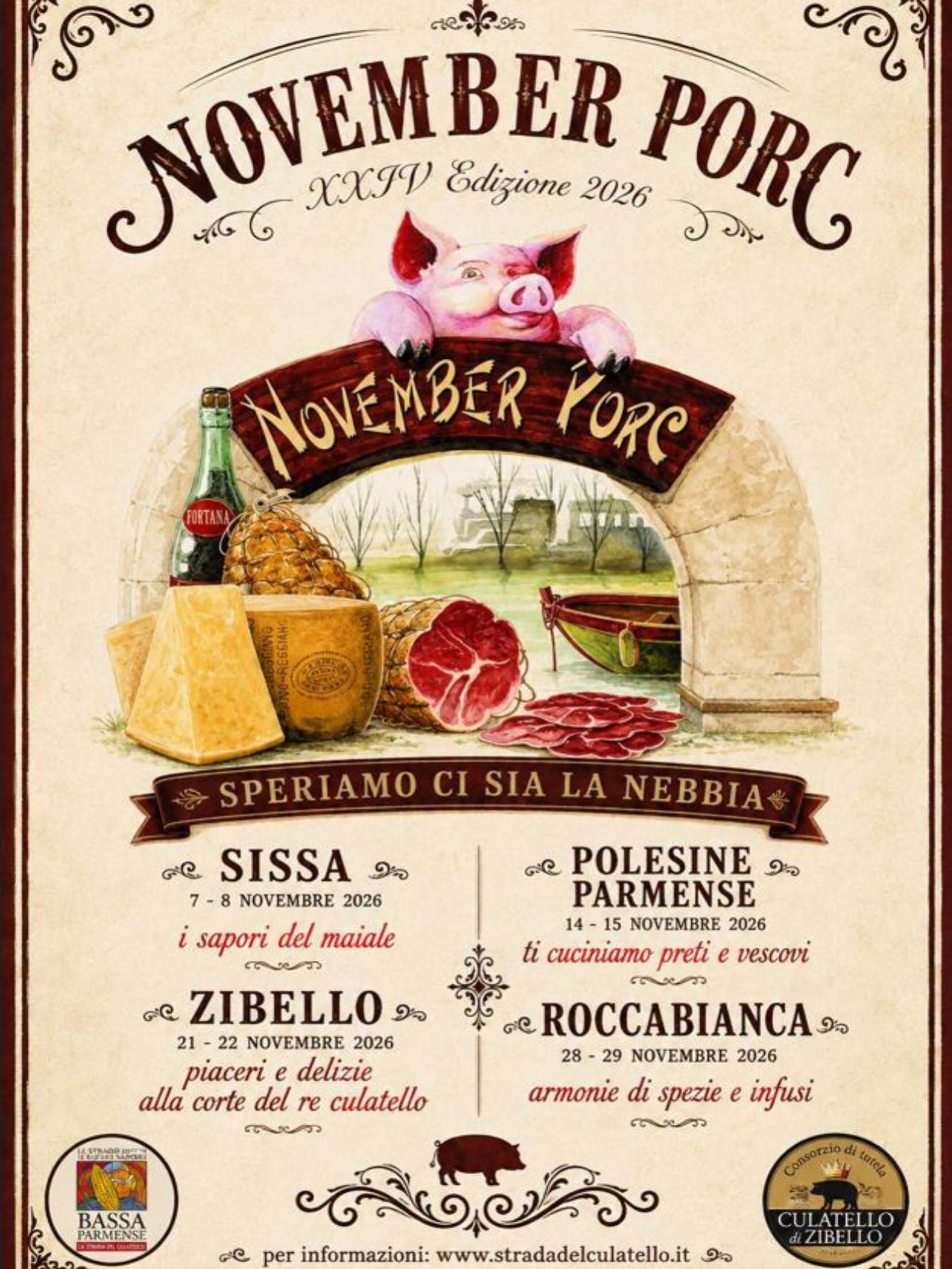 November Porc 2026: Full Programme and Dates
