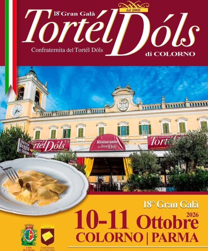 Gran Galà del Tortél Dóls 2026 in Colorno