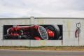 Autodromo Riccardo Paletti - Murales su mura di cinta (Alfa Romeo e curniciello)